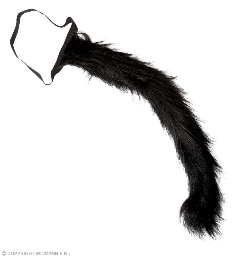 Kočičí ocásik v čiernej farbe