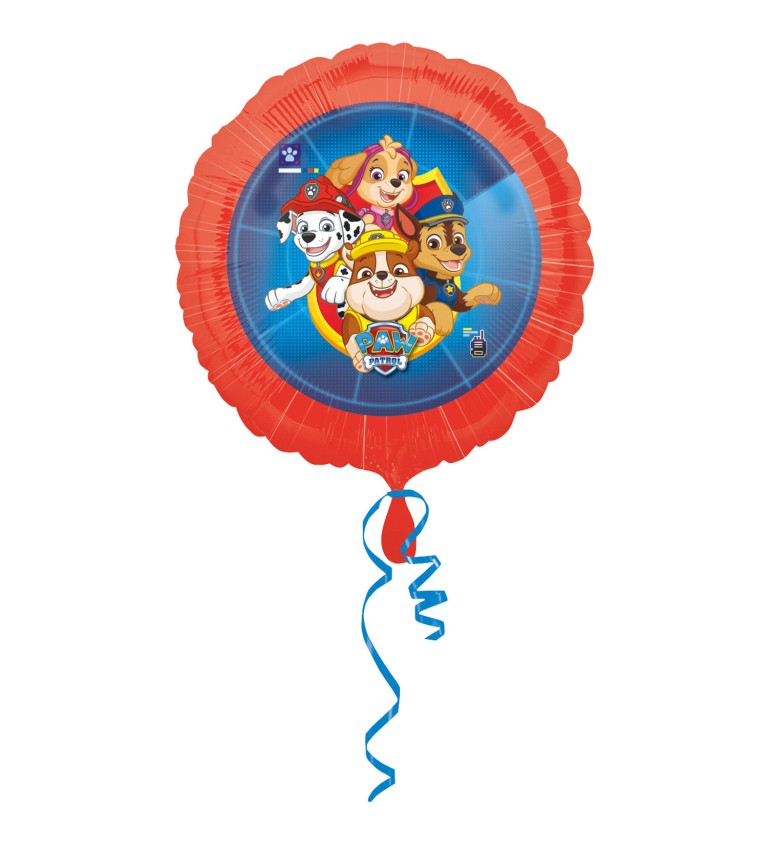 Fóliový balón "Tlapková patrola 2018"
