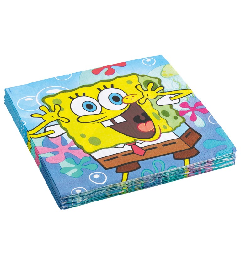 Obrúsok Sponge Bob - 20 ks