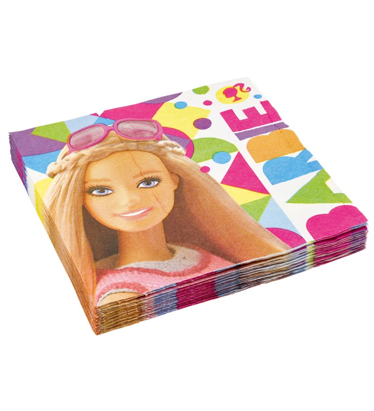Papierové obrúsky Barbie