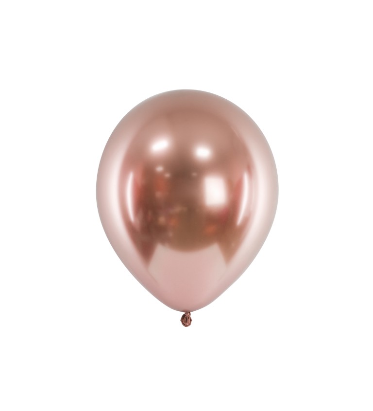 Chrómovo ružové balóniky
