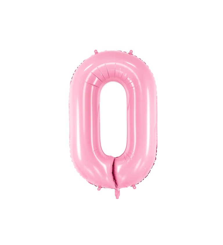 Ružový fóliový balónik 0