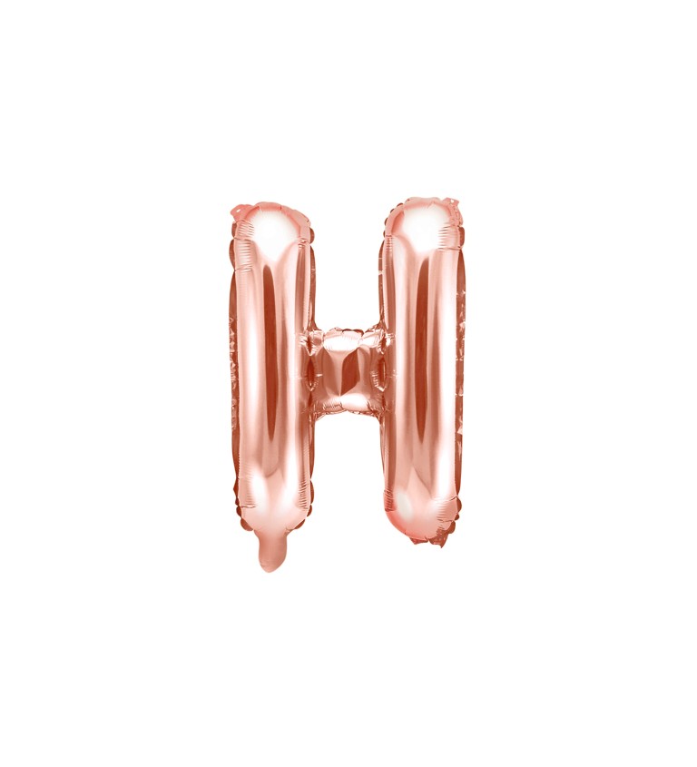 Fóliový balónik H - ružové zlato