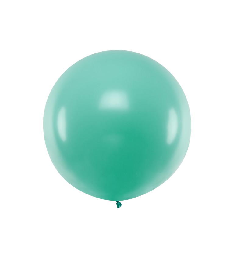 Veľký balónik v tyrkysovo zelenej farbe