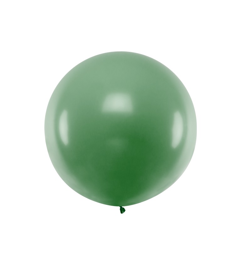 Veľký balón v tmavozelenej farbe