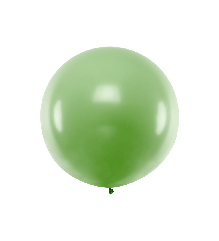Veľký balón svetlozelenej farby