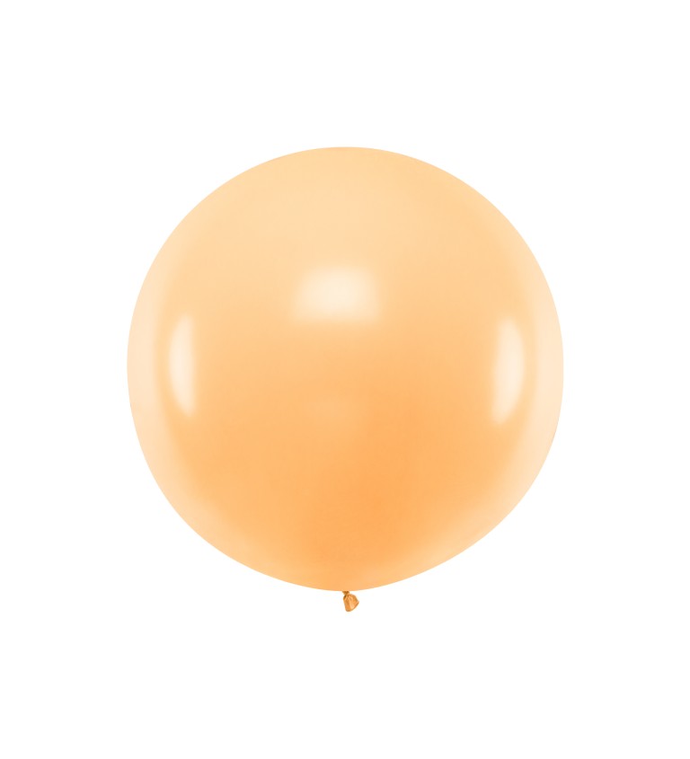 Pastelovo svetlo oranžový mega balón