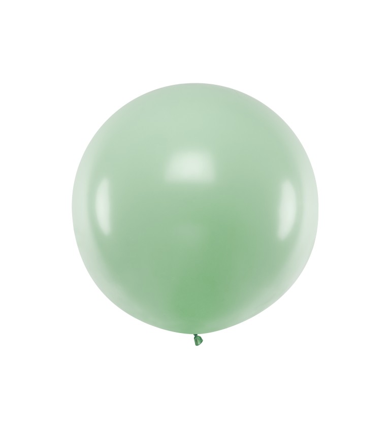 Pastelový mätový mega balón