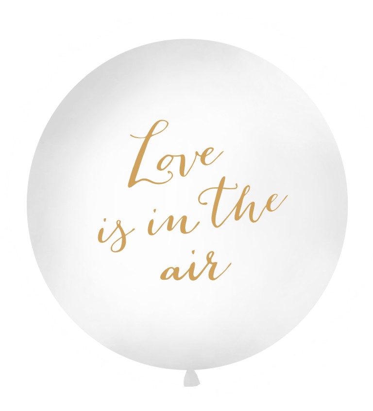 Obrovský balón Láska je vo vzduchu