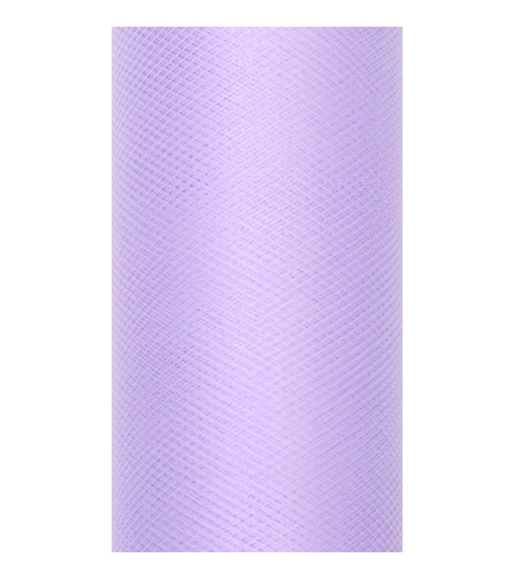 Dekoračný jemne fialový tyl 0,15 x 9 m