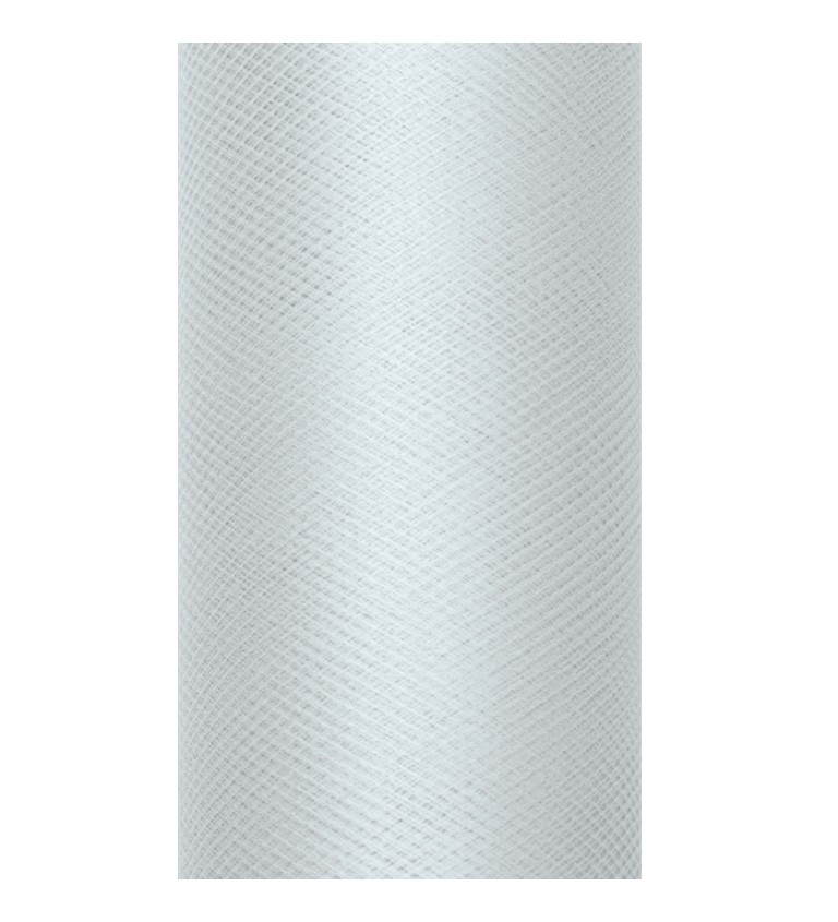 Dekoračný sivý tyl 0,15 x 9 m