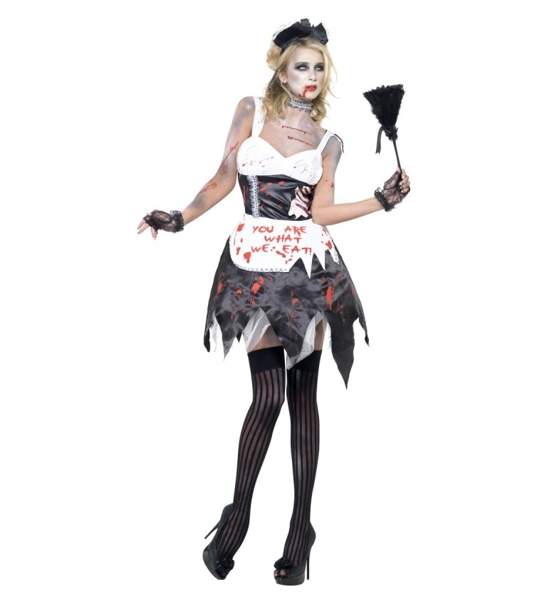 Kostým - Zombie upratovačka