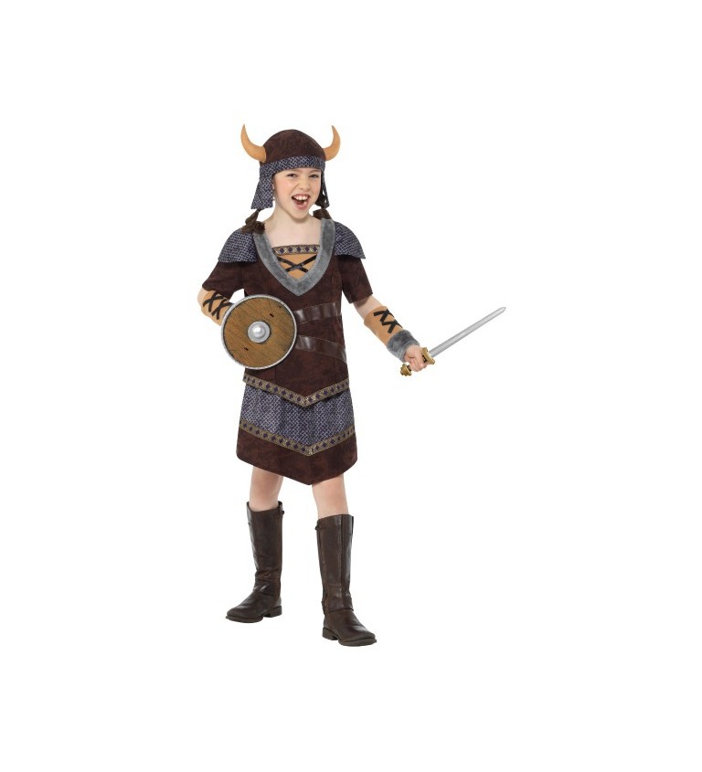 Dievčenský kostým Viking