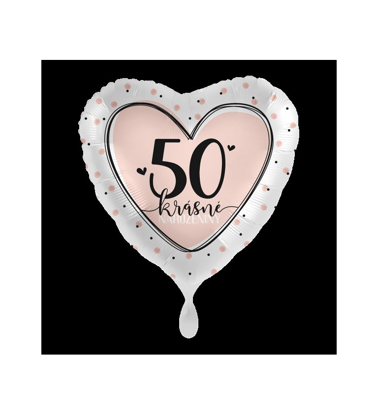 Balónik 50 Všetko najlepšie k narodeninám