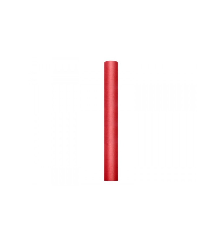 Dekoračný červený tyl 0,5 x 9 m