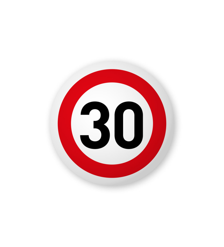Odznak s nápisom - 30