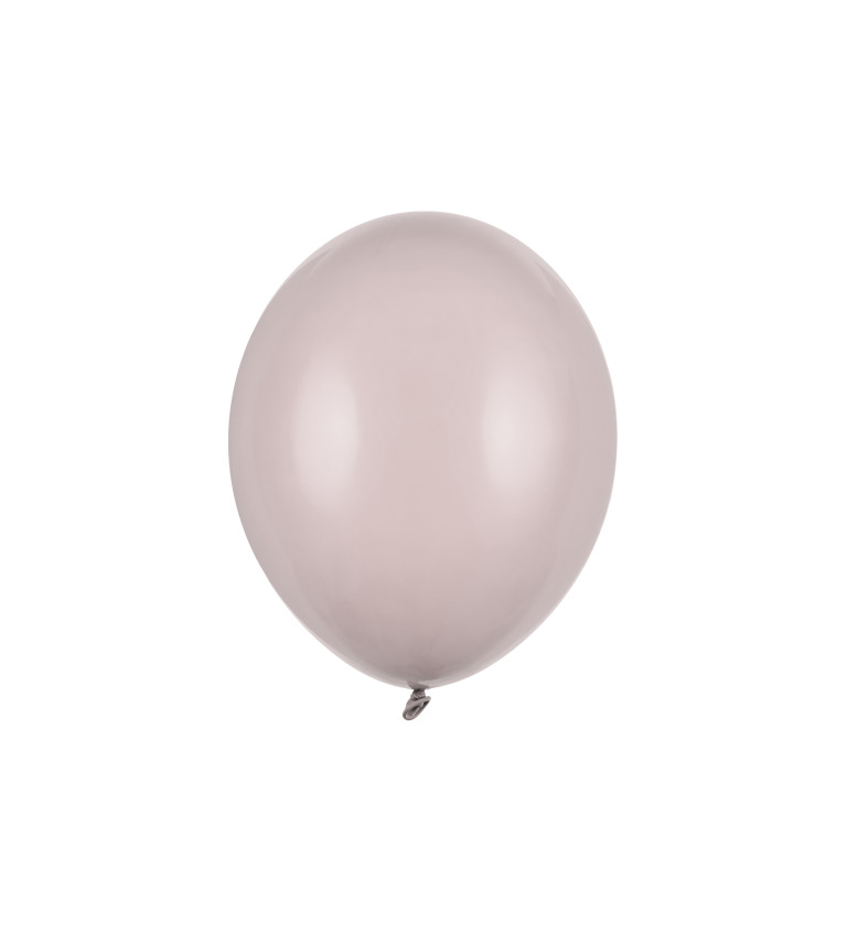 Metalické balóny Šedo-hnedé - 100ks