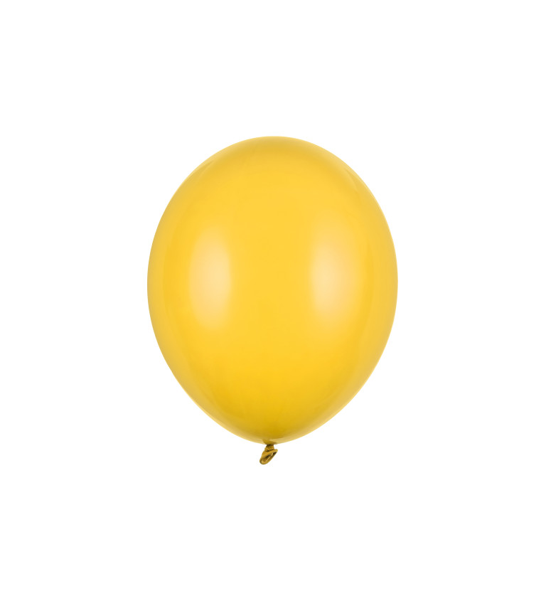 Pastelové medovo žlté balóny 100ks