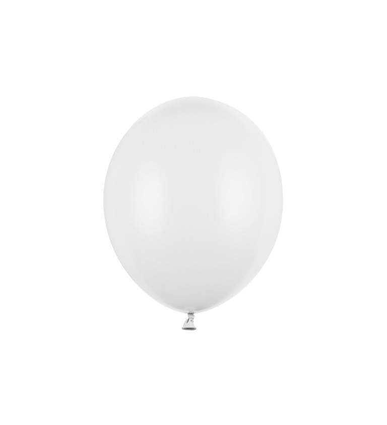 Pastelový balónik - biely (100ks)
