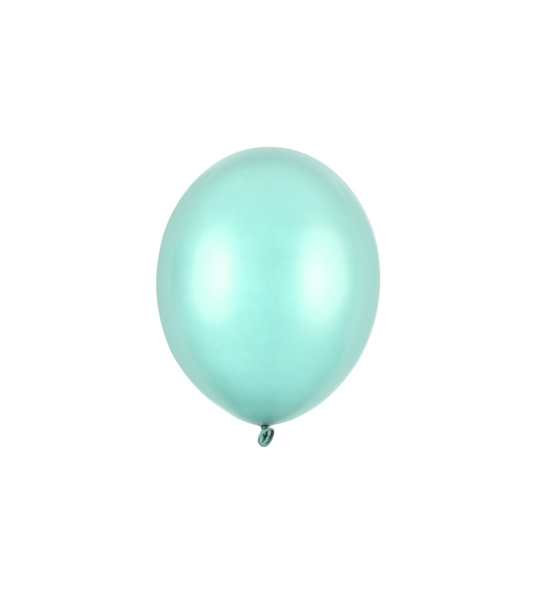 Latexové balóny - Metalická mätová