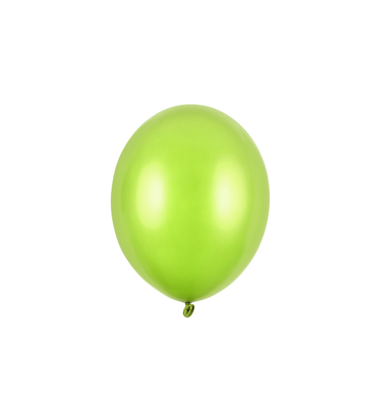 Latexové balóny - Metalická svetlozelená