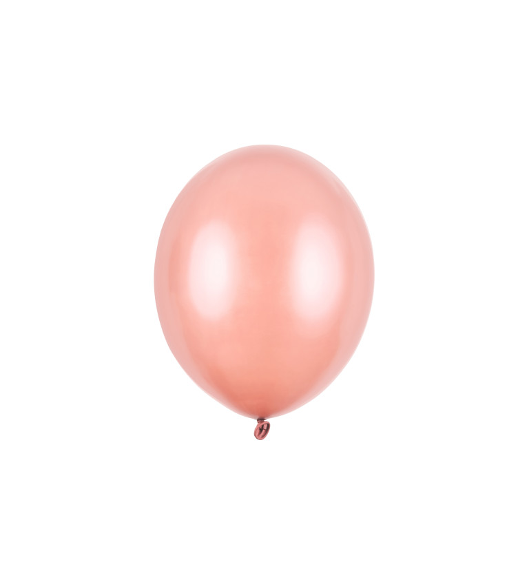 Latexové balóny - Metalická rosegold