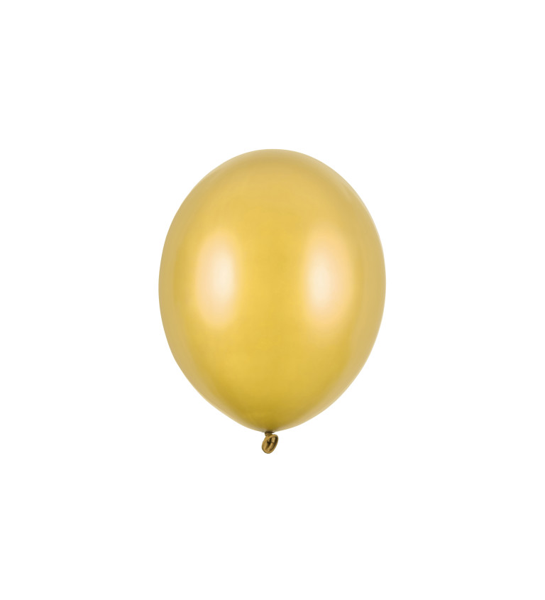Latexové balóny - Metalické zlaté