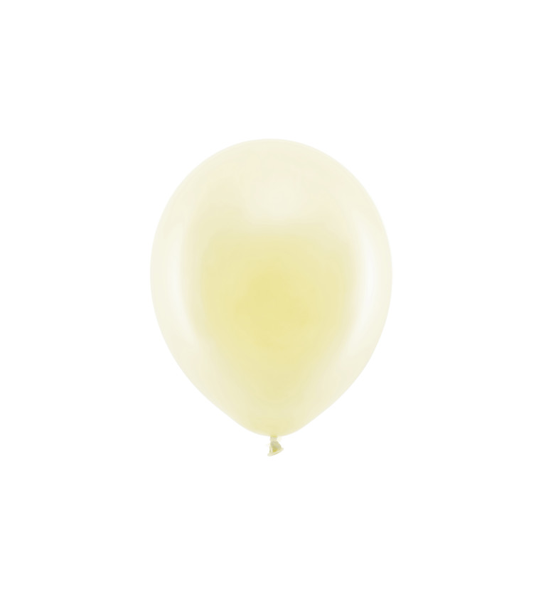 Pastelové balóny - Krémová