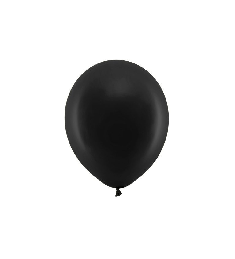 Pastelové balóny - Čierna