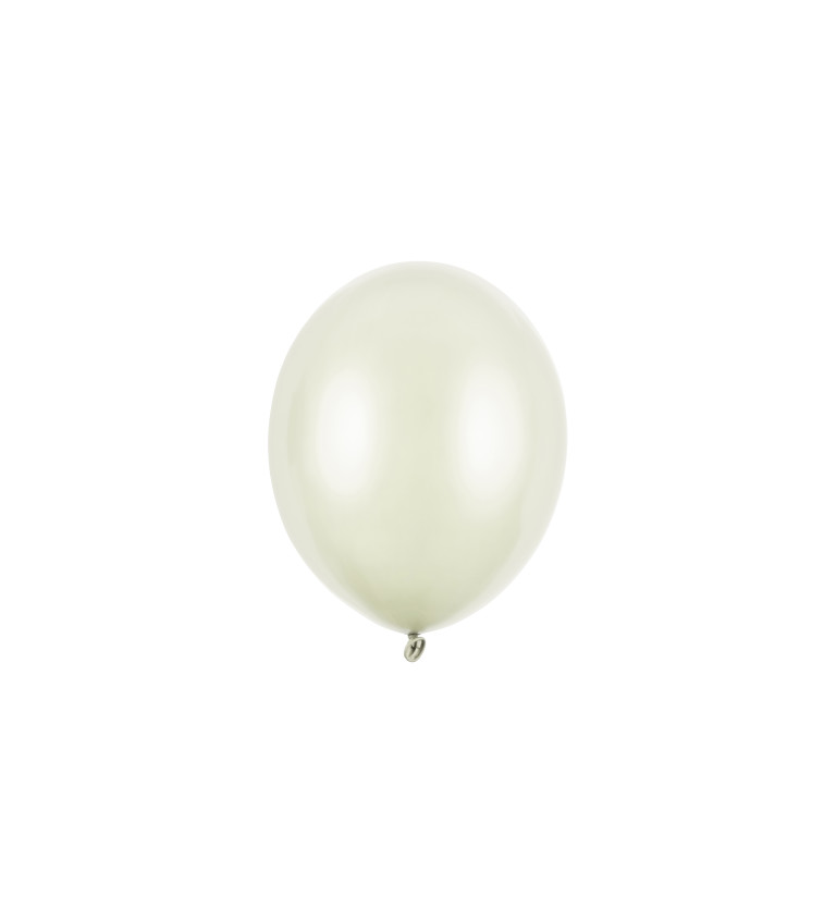Mini Strong balóny - Metalická krémová