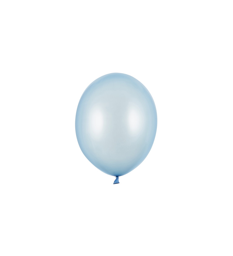 Mini Strong balóny - Metalická svetlomodrá
