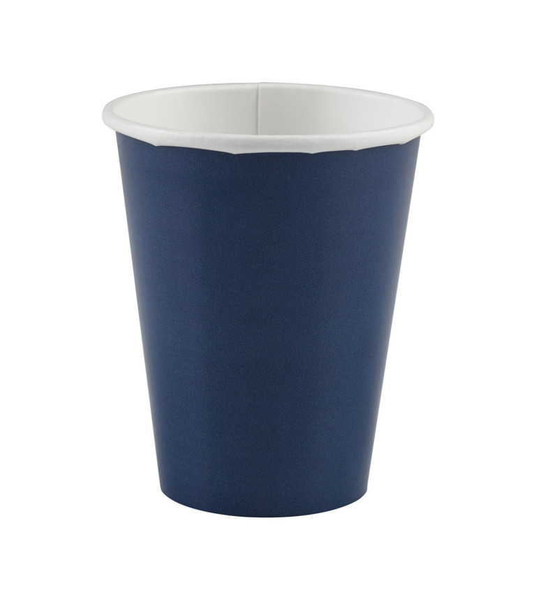 Jednofarebný pohár modrý