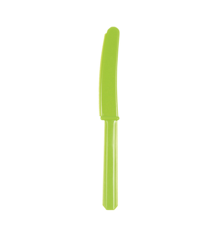 Zelené plastové nože