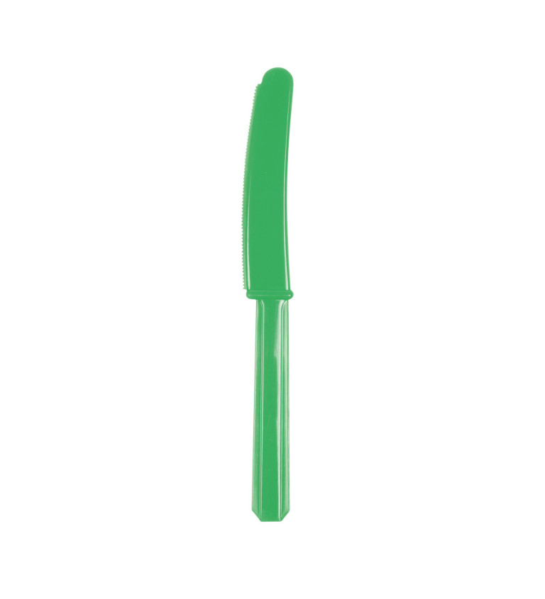 Zelené plastové nože