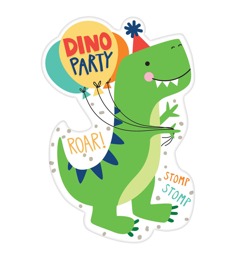 Pozvánky na párty, dinosaurus