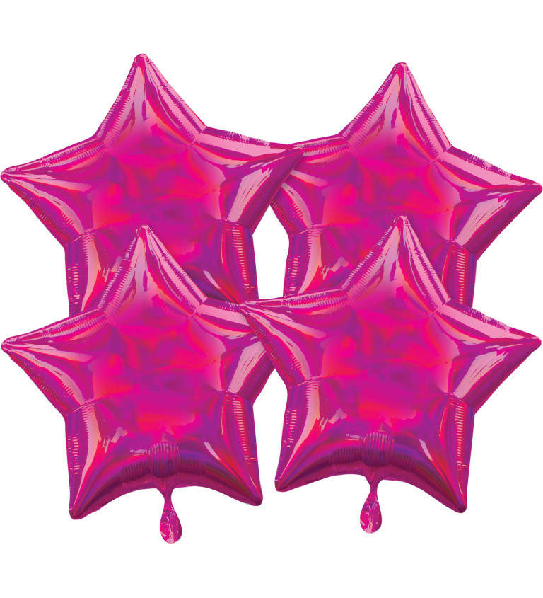 Suprava Dúhové fialové balóny II