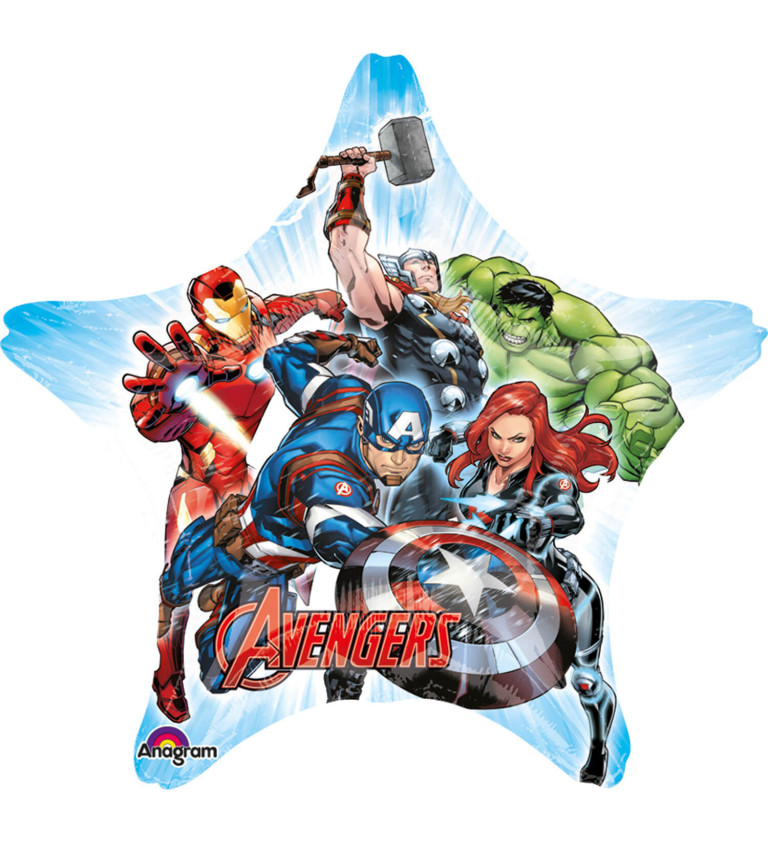 Fóliový jumbo balónik Avengers
