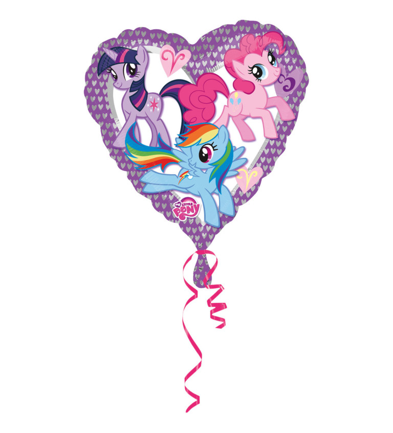 Srdcový Balón - My Little Pony