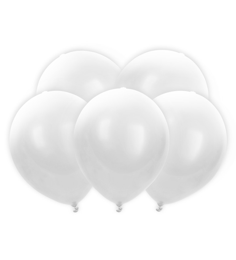 LED balónky bílé