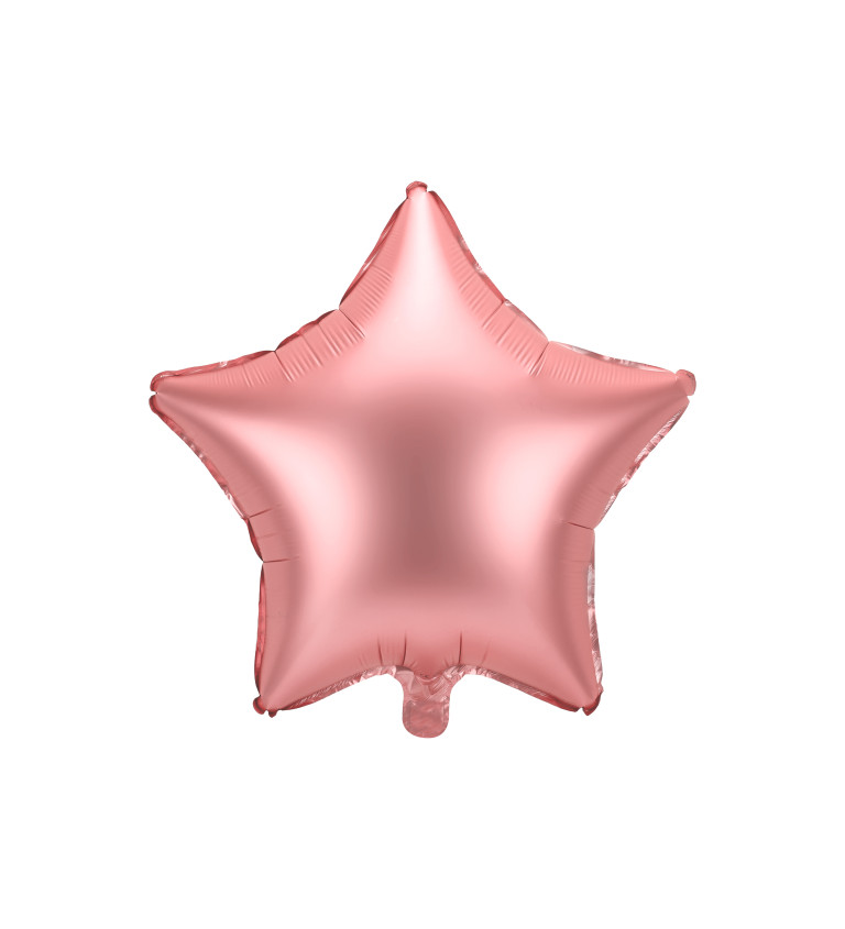 Ružový balónik hviezda