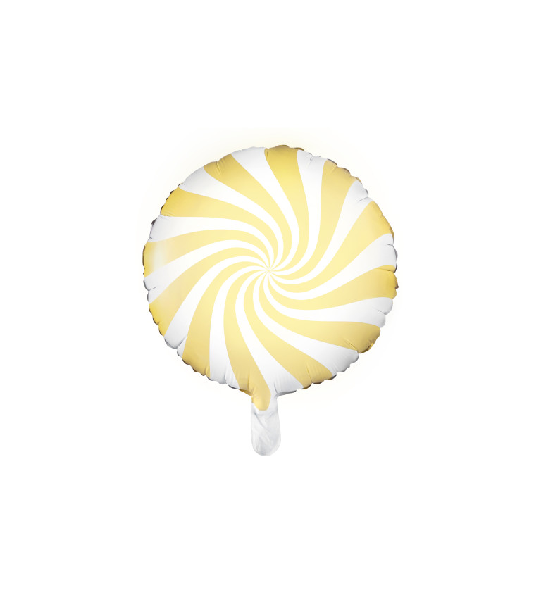 Fóliový Balón - Žltý Cukrík