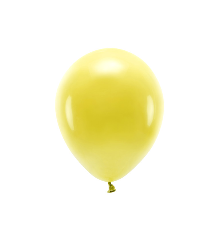 ECO balóniky tmavožlté - pastelové