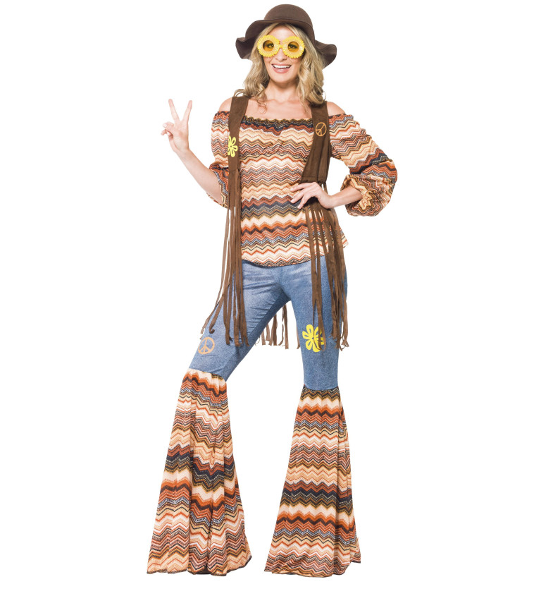Dámsky kostým Hippie žena