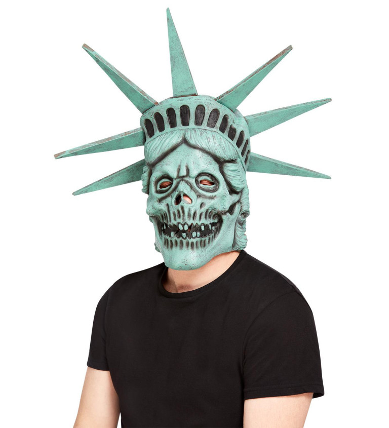 Maska Liberty Skull, cez hlavu