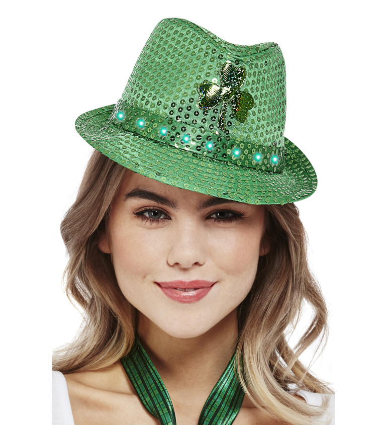 Svietiaci filtrovaný klobúk St. Patrick's Day