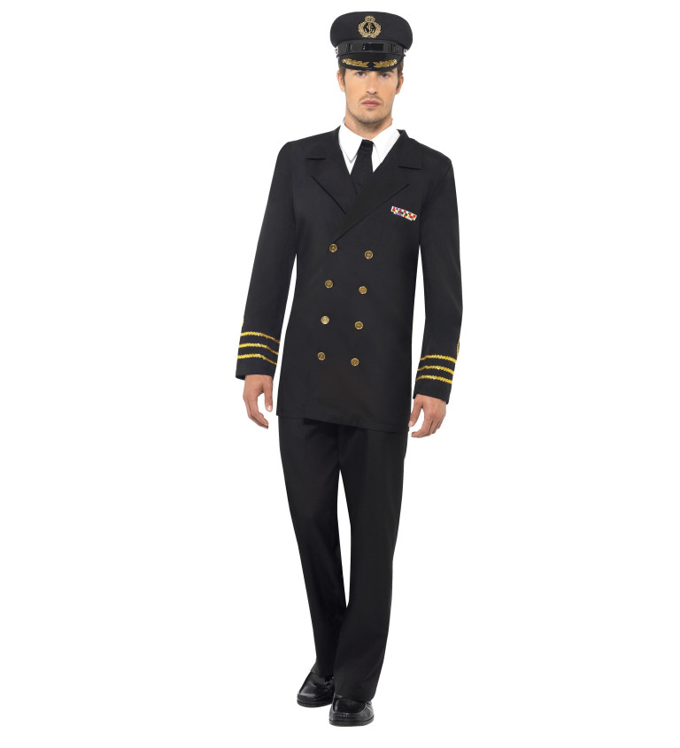 Pánsky kostým Dôstojník námorníctva