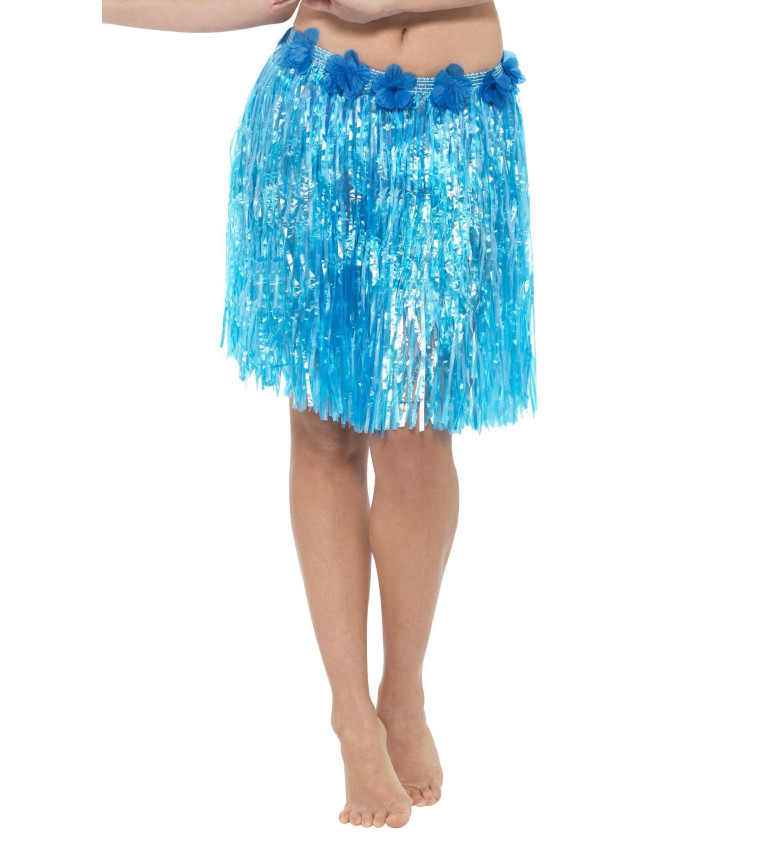 Havajská sukňa, modrá