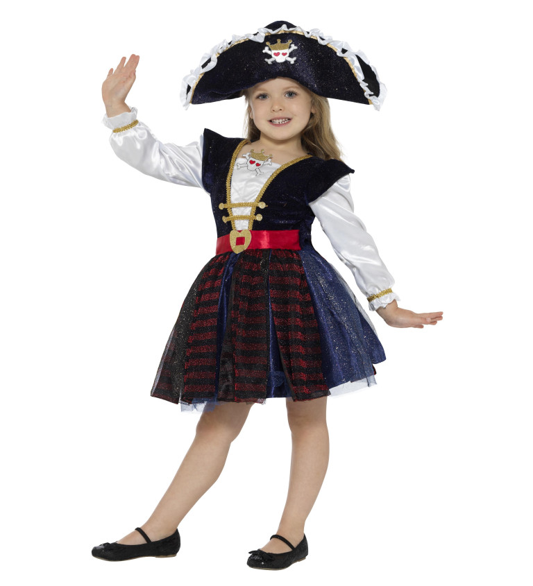 Detský kostým Pirátka