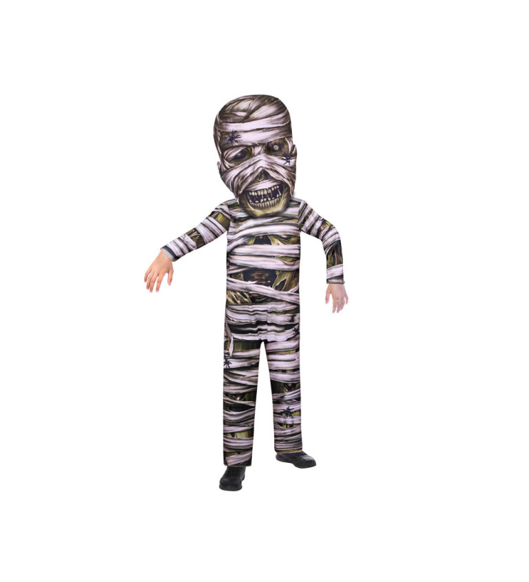 Detský kostým Zombie Múmia Veľká hlava