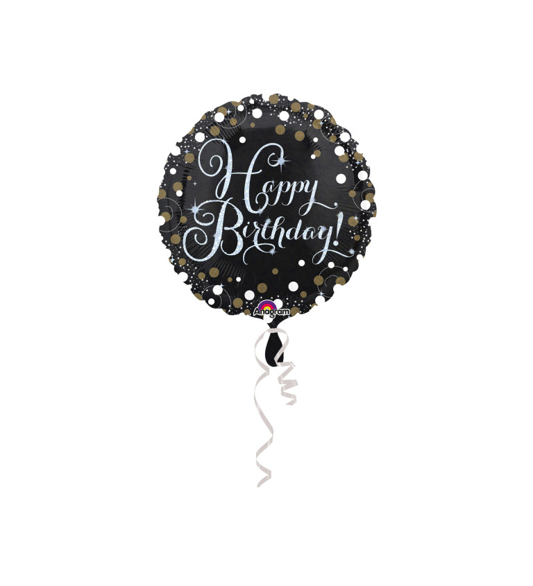 Fóliový balónik Happy Birthday